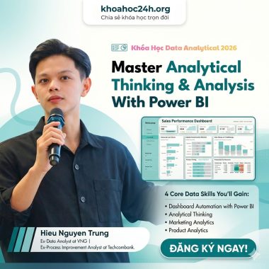Khóa Học Master Analytical Thinking & Data Analysis With Power BI 2026 Cùng Madzynguyen