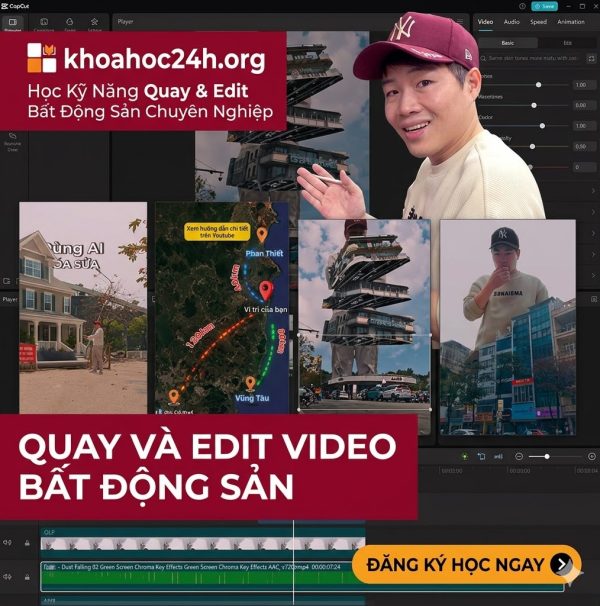 Khóa Học Quay Và Edit Video Bất Động Sản Cơ Bản 2026 Cùng Phú Films