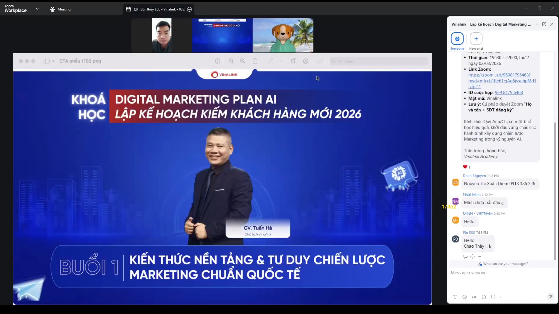 Khóa Học Lập Kế Hoạch Digital Marketing 2026 Mr. Tuấn Hà Vinalink