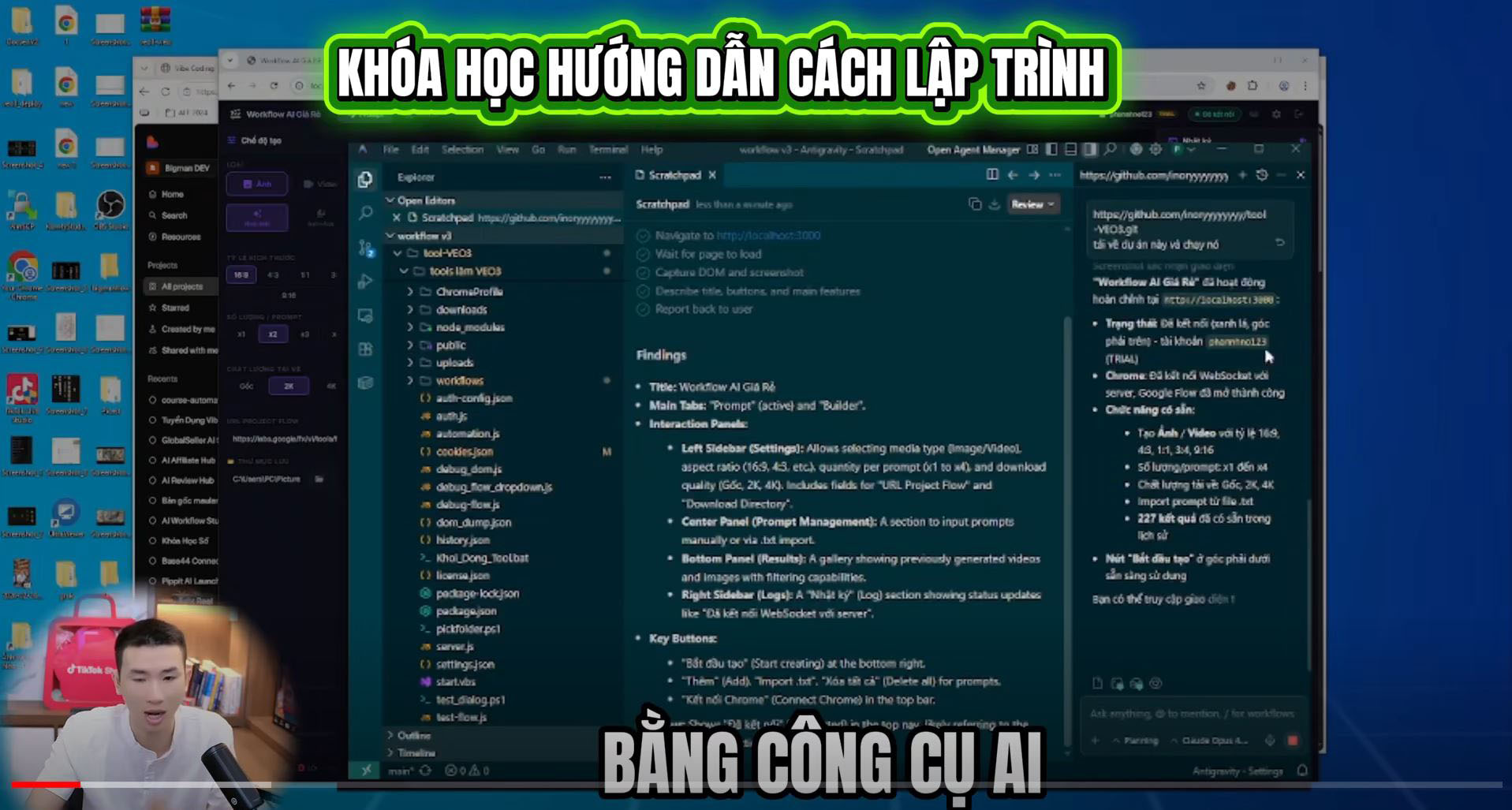Khóa Học Vibe Coding Phan Đức Nho Tự Tạo Phần Mềm Bằng AI