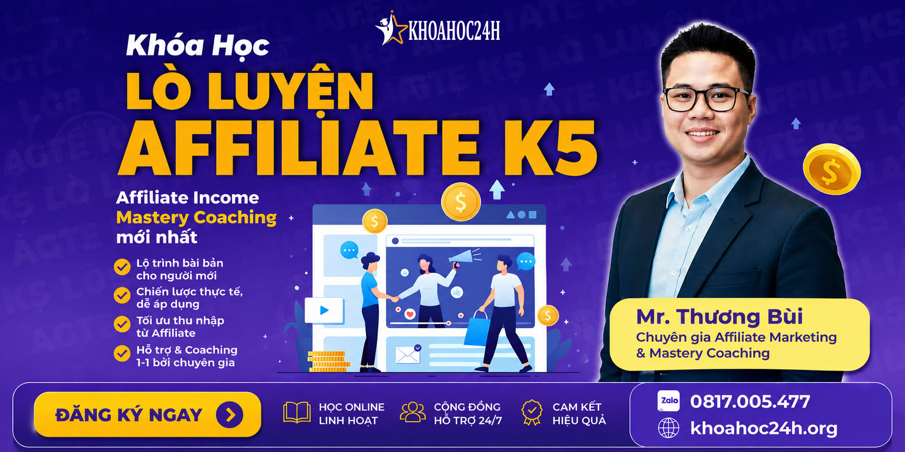 Mua Chung Khóa Học Lò Luyện Affiliate Thương Bùi