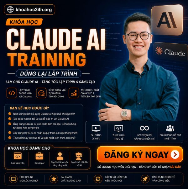 Khóa Học Claude AI Training Dũng Lại Lập Trình