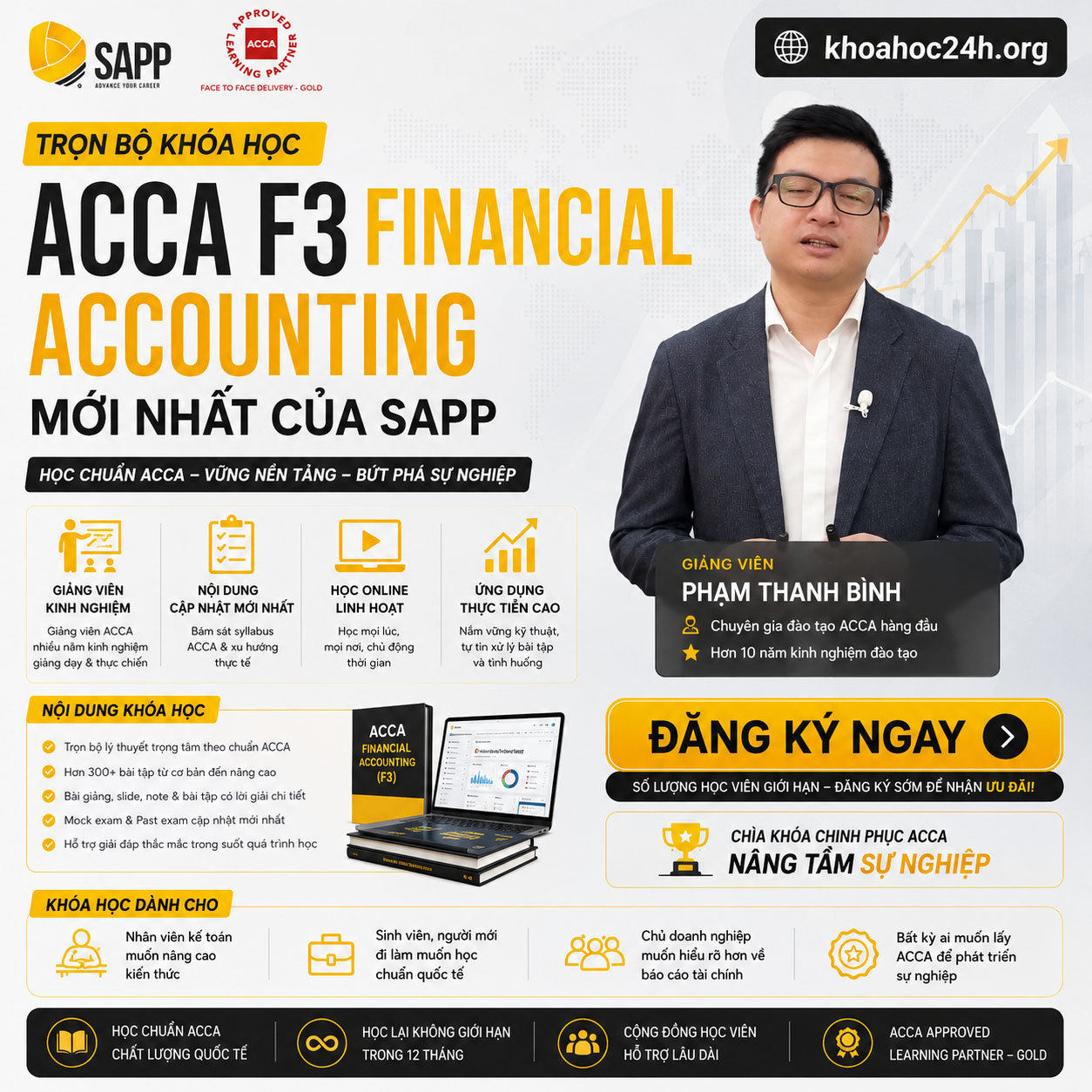 Trọn Bộ Khóa Học F3 Financial Accounting (FA) ACCA SAPP