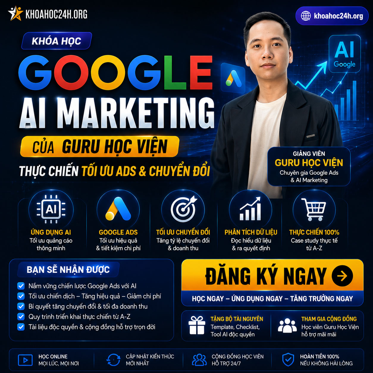 Trọn Bộ Khóa Học Google AI Marketing Của Guru Học Viện Trọn Bộ Khóa Học Google AI Marketing Của Guru Học Viện