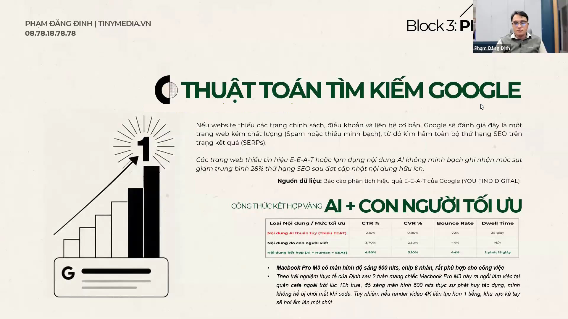 thuật toán tìm kiếm google phạm đăng định