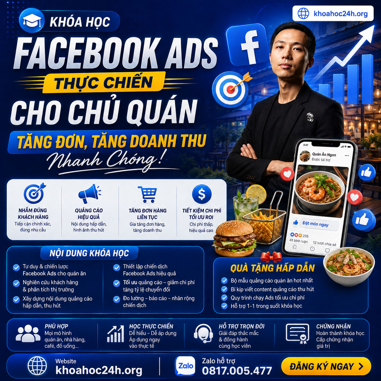 Trọn Bộ Khóa Học Facebook Ads Thực Chiến Cho Chủ Quán