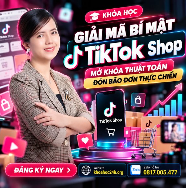 Khóa Học Giải Mã Bí Mật TikTok Shop: Mở Khóa Thuật Toán, Đón Bão Đơn Thực Chiến