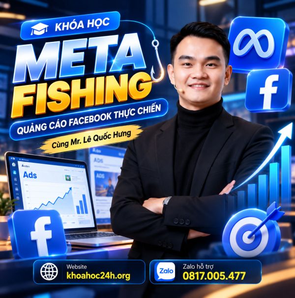 Khóa Học META FISHING – Quảng Cáo Facebook Thực Chiến Cùng Mr. Lê Quốc Hưng