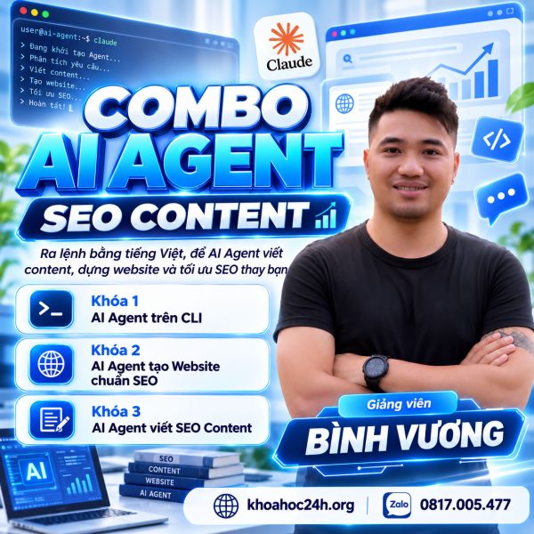 Khóa Học AI Agent SEO Content – Bình Vương